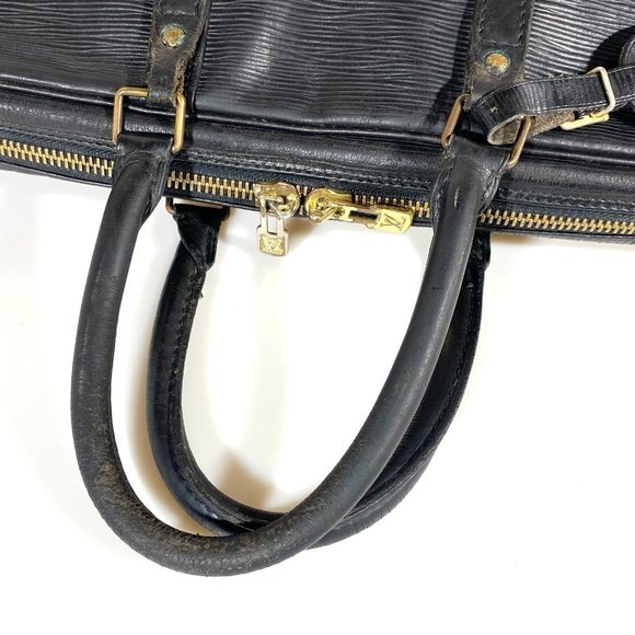 00450182# Louis Vuitton Business Bag Black Epi Noir - Picture 5 of 12